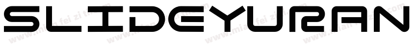 slideyuran regular字体转换